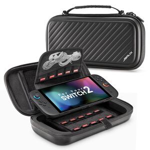 New Hard Shell Portable Case for Nintendo Switch 2 with 15 Game Card Slots